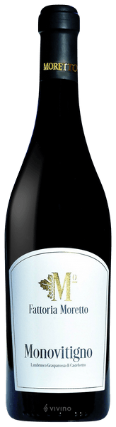 Fattoria Moretto Monovitigno Lambrusco Grasparossa di Castelvetro