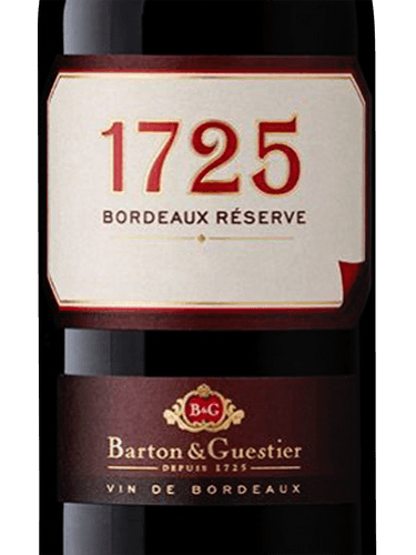 1725 Bordeaux Réserve Rouge | Vivino 日本語