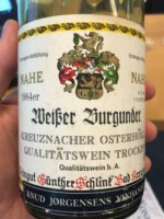Günther Schlink Kreuznacher Osterhölle Weisser Burgunder Trocken