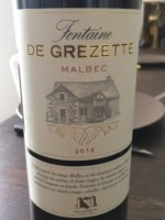 Château Lagrézette Fontaine de Grezette Malbec