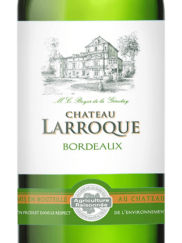 Château Larroque Bordeaux Blanc | Vivino English