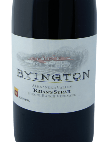 Pigoni Ranch Vineyard Brian's Syrah