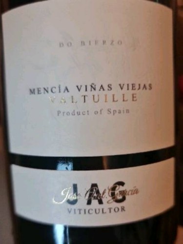 Jose Antonio García Mencia Viñas Viejas Valtuille Vivino US