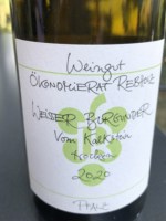 Ökonomierat Rebholz Vom Kalkstein Weisser Burgunder Trocken