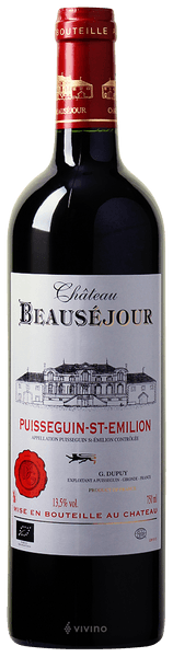 Château Beausejour PuisseguinSaintÉmilion Vivino Sverige