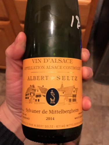 Seau à Champagne Vintage Mittelbergheim Alsace Seltz - Aluminium Gris Avec Poignée