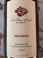 Whidbey Island Elephant Mountain Vineyard Mourvedre
