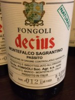 Fongoli Decius Montefalco Sagrantino Passito