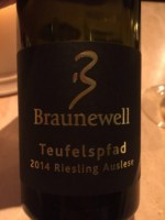 Braunewell Teufelspfad Riesling Auslese