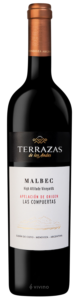 Terrazas de los Andes High Altitude Vineyards (Las Compuertas) Malbec N.V.