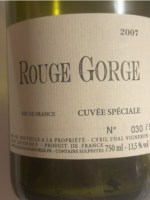 Domaine Clos du Rouge Gorge Cuvée Spéciale Rouge