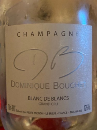 Dominique Bouchet Champagne Blanc de Blancs | Vivino 日本語