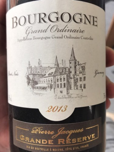 Pierre Jacques Grande Réserve Bourgogne Grand Ordinaire | Vivino 
