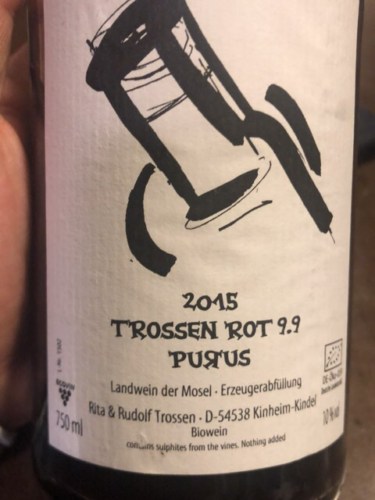 Rita & Rudolf Trossen Trossen Rot 9.9 Purus | Vivino US