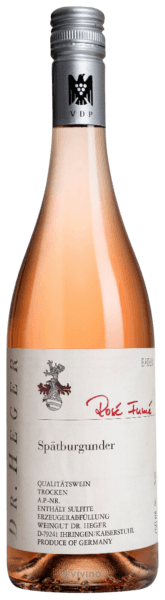 Dr. Heger Spätburgunder Rosé Fumé Trocken