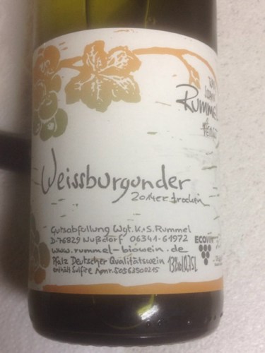 14 Weingut Rummel Generationswechsel Weissburgunder Trocken Vivino