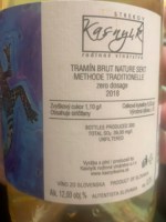 Kasnyik Rodinné Vinárstvo Tramín Brut Nature Sekt Zero Dosage