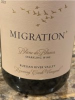 Migration Running Creek Vineyard Blanc de Blancs