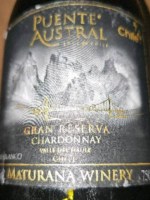 Maturana Puente Austral Gran Reserva Chardonnay