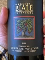 Robert Biale Vineyards Dickerson Vineyard Zinfandel