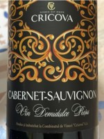 Cricova Cabernet Sauvignon Demisec Roșu
