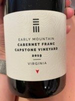 Early Mountain Capstone Vineyard Cabernet Franc