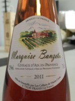 Les Celliers de Haute Croix Marquise Banzetine Coteaux d'Aix en Provence