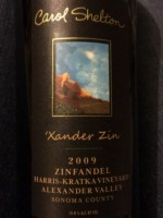 Carol Shelton Xander Zin Zinfandel (Harris-Kratka Vineyard)