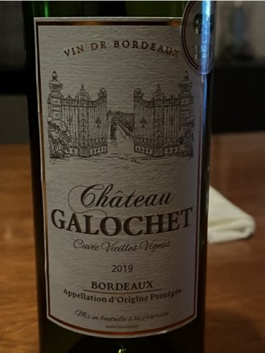Château Galochet Vieilles Vignes Bordeaux | Vivino 日本語