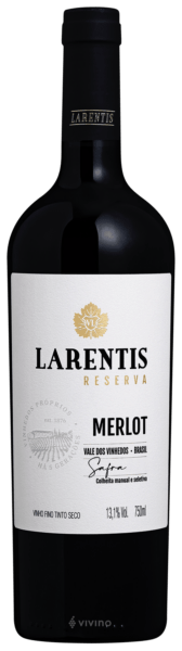 Vinho Larentis Tinto Seco Brasil Reserva Merlot 2022 750ml