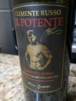 Fabio Cordella Clemente Russo IL Potente Negroamaro - Primitivo