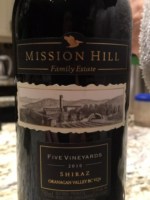 Mission Hill Family Estate Five Vineyards Shiraz