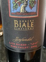 Robert Biale Vineyards Late Picked - “LP 45” Zinfandel