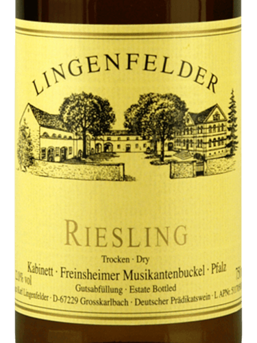 Lingenfelder Freinsheimer Musikantenbukel Riesling Kabinett