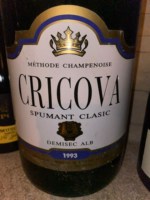 Cricova Spumant Clasic Alb Demisec