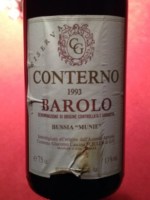 Giacomo Conterno Barolo Bussia Munie