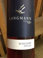 Langmann Schilcher Spätlese