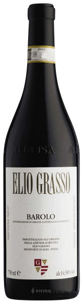 エリオ　グロッソ　バローロ　２０１４ 2014 Elio Grasso Barolo - CellarTracker