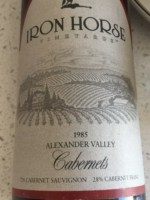 Iron Horse Cabernets
