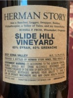 Herman Story Slide Hill Vineyard