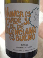 Descendientes de J. Palacios Nunca es Tarde si el de Valenciana es Bueno Blanco