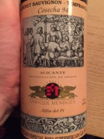 Enrique Mendoza Cabernet Sauvignon - Tempranillo