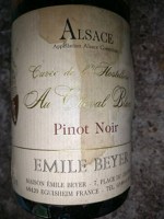 Emile Beyer Cuvée de l'Hostellerie au Cheval Blanc Pinot Noir