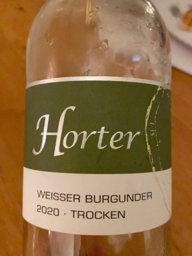 Horter Weisser Burgunder Trocken | Vivino English