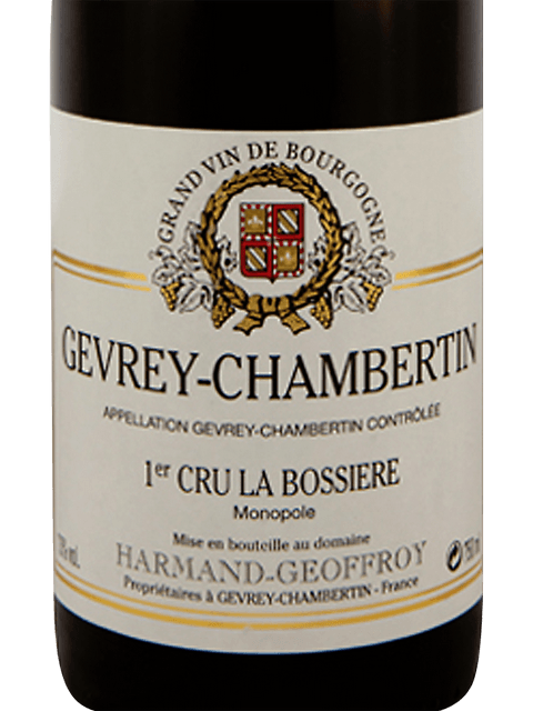 Harmand-Geoffroy Gevrey-Chambertin 1er Cru 'La Bossiere' | Vivino