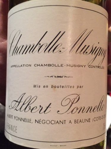 Albert Ponnelle Chambolle-Musigny | Vivino 日本語