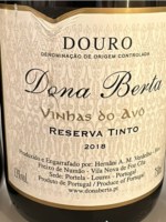 Dona Berta Vinhas do Avô Reserva Tinto