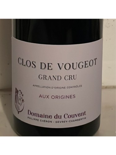 Domaine du Couvent Clos de Vougeot Grand Cru 'Aux Origines