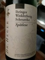 Dr. Heger Ihringer Winklerberg Scheurebe Spätlese