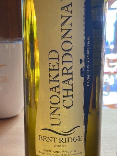 Bent Ridge Winery Unoaked Chardonnay | Vivino English